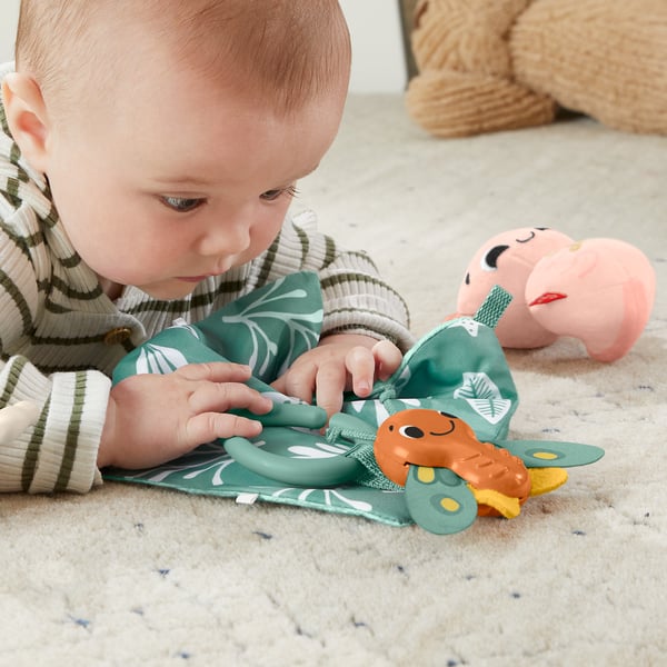 Fisher-Price Sensimals Fisher Price Så många sinnen-presentset, 4 sinnesstimulerande leksaker för baby med finmotoriska aktiviteter