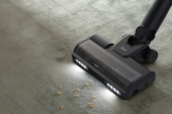 Hoover HF210HP 011 Stick vakuum Batteri Dry EPA Poseløs 1 L 165 W Grå, Kvarts metallisk