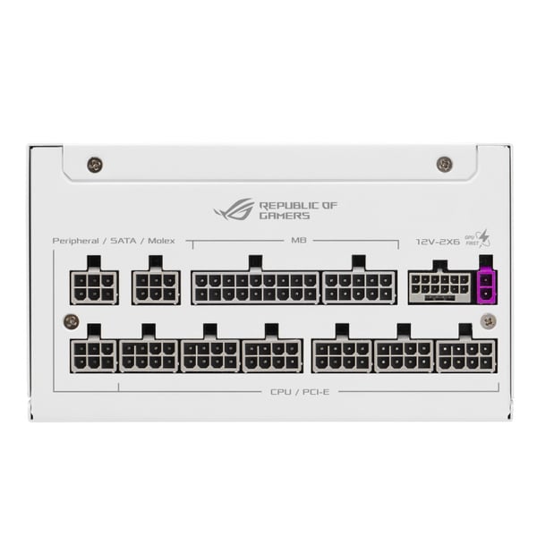ASUS ROG -STRIX-1000P-GAMING-WHITE-E virtalähdeyksikkö 1000 W 20+4 pin ATX ATX Valkoinen