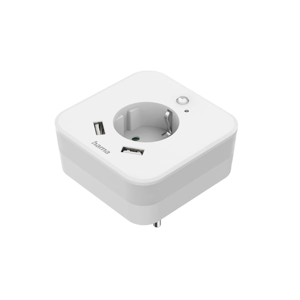 Hama 00223498 strømstik adapter Type F Hvid