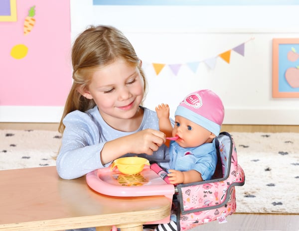 BABY born Table Feeding Chair Matstol till docka