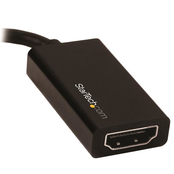 StarTech.com MDP2HD4K60S videokabel adapter 0,148 m Mini DisplayPort HDMI Sort