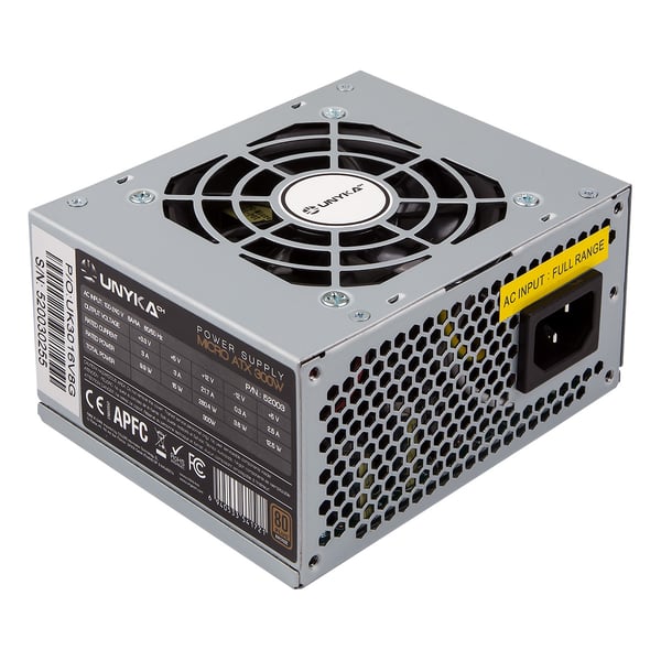 UNYKAch SFX 300W strömförsörjningsenheter 20+4 pin ATX Silver