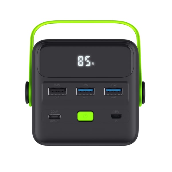 Trust Redoh XXL 50000 mAh Sort, Grøn