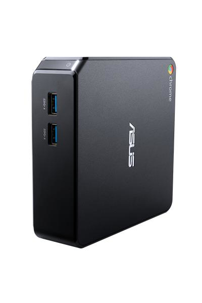 ASUS Chromebox CHROMEBOX3-G213U Intel® Core™ i7 i7-8550U 4 GB DDR3L-SDRAM 32 GB SSD ChromeOS Mini PC Mini-PC Svart