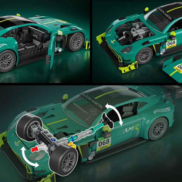 Mattel Brick Shop Hot Wheels '24 Aston Martin Vantage GT3
