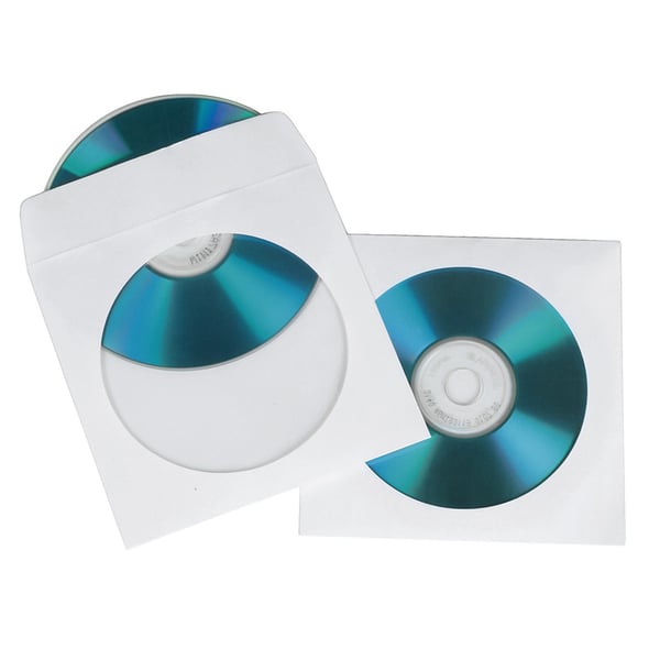 Hama 00062672 optisk disk etui 1 diske Hvid