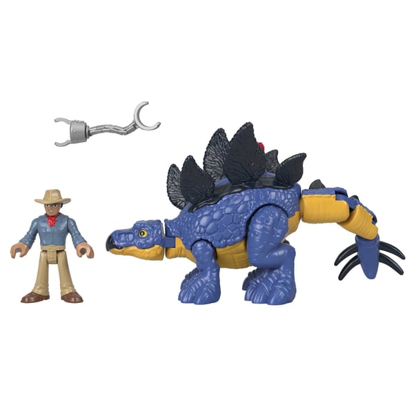 Fisher-Price Imaginext Jurassic World Stegosaurus och dr Grant
