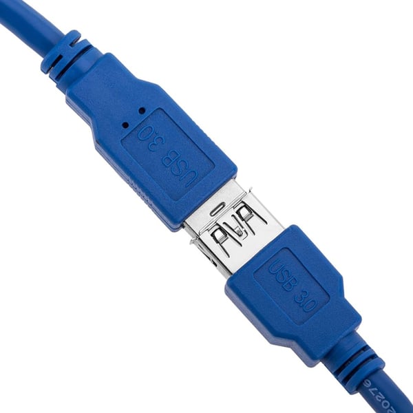 Techly 3.0m USB 3.0 A M/F USB-kabel USB 3.2 Gen 1 (3.1 Gen 1) 3 m USB A 5 Gbit/sek. Blå