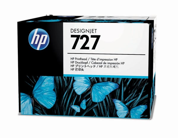 HP 727 - Mat Sort, Foto Sort, Cyan, Magenta, Gul, Grå