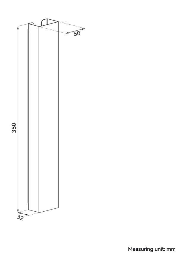 Neomounts ADS06-123BL kabelorganisator Skrivebord Kabelkanal Sort 1 stk