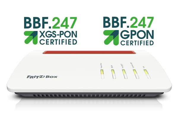 Box 5590 Fiber XGS-PON trådløs router Gigabit Ethernet Dual-band (2,4 GHz / 5 GHz) Hvid