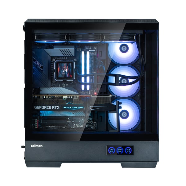 Zalman P50 DS Black Midi Tower Musta