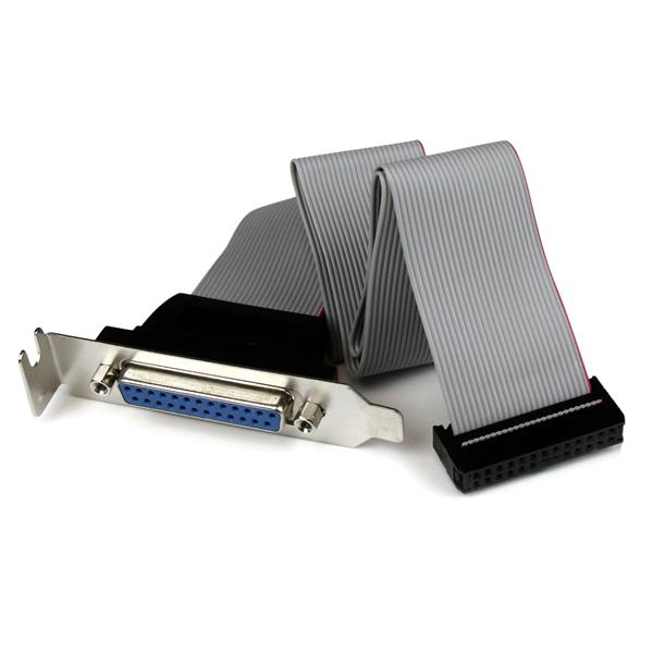 StarTech.com DB25 (F) - IDC26 DB-25 25 pin D-Sub IDC 26 pin Motherboard Header Grå