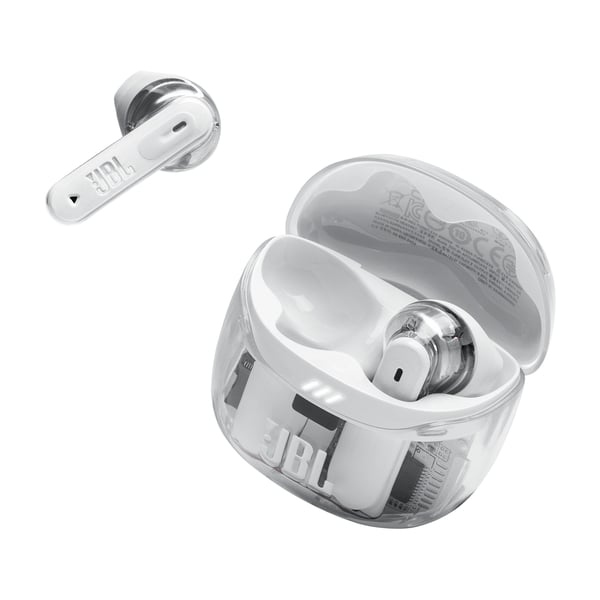 JBL Tune Flex 2 Ghost Edition Kuulokkeet True Wireless Stereo (TWS) In-ear Puhelut/Musiikki Bluetooth Valkoinen