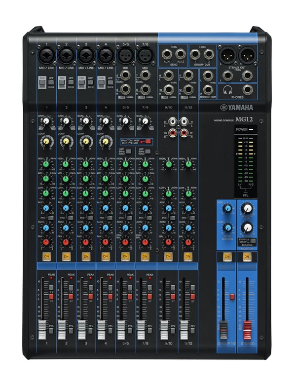 Yamaha MG12 ljudmixbord 12 kanaler