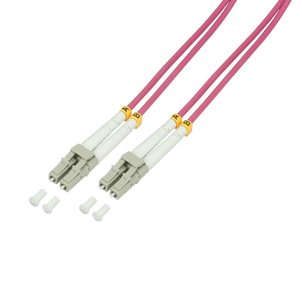 LogiLink 2m, LC - LC InfiniBand och fiberoptisk kabel Violett