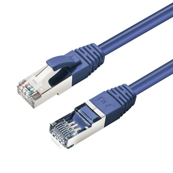 Microconnect STP602B verkkokaapeli Sininen 2 m Cat6 F/UTP (FTP) Pyöreä