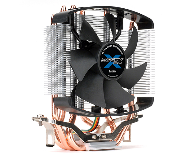 Zalman CNPS5X Performa Processor Køler 9,2 cm Sort, Sølv