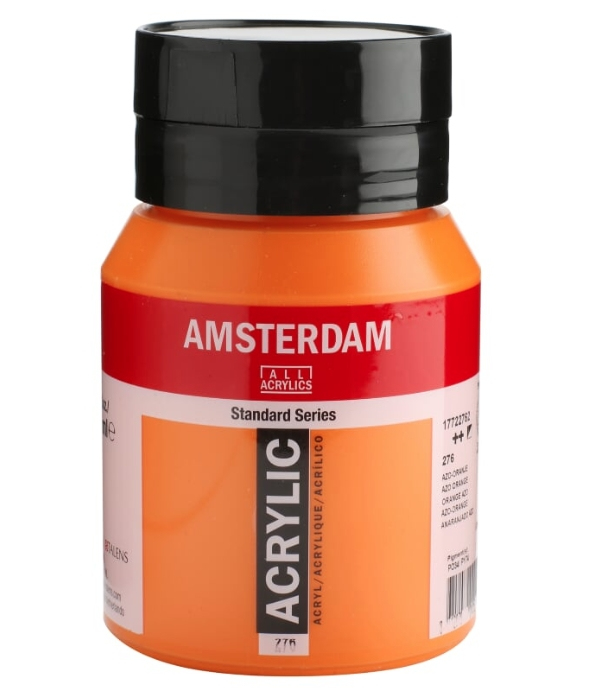 Amsterdam Standard akrylfärger 500 ml Orange Flaska