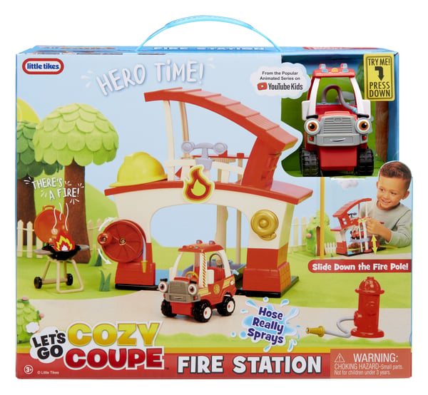 Little Tikes Let's Go Cozy Coupe Fire Station