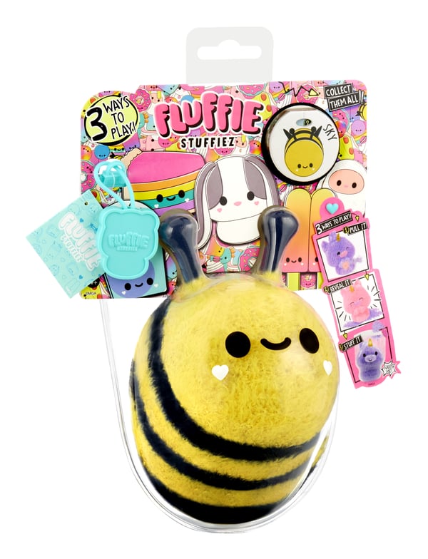 MGA Entertainment Fluffie Stuffiez Small Plush- Bee/ Lady Bug