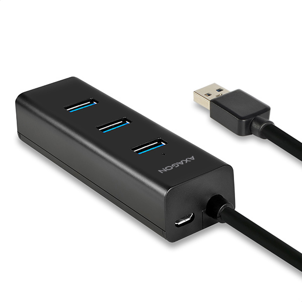 Axagon HUE-S2BP gränssnittshubbar USB 3.2 Gen 1 (3.1 Gen 1) Type-A 5000 Mbit/s Svart