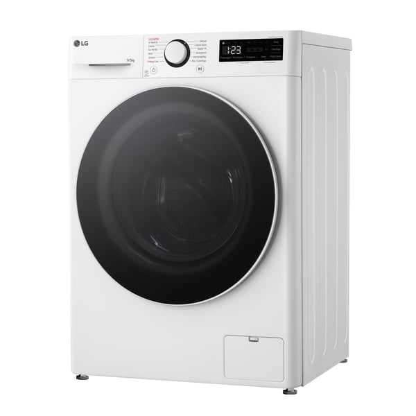LG D2R5S09TSWW kuivaava pyykinpesukone Vapaasti seisova Edestä täytettävä Valkoinen