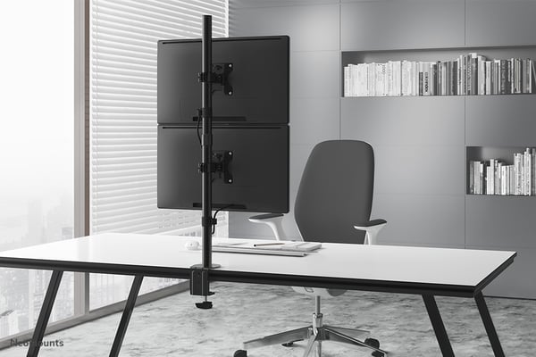 Neomounts FPMA-D550DVBLACK fäste och ställ till bildskärm 81,3 cm (32") Bord Svart