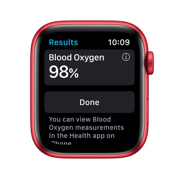 Apple Watch Series 6 OLED 44 mm Digital 368 x 448 pixel Berøringsskærm Rød Wi-Fi GPS (satellit)