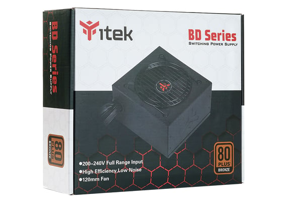 itek BD500 strömförsörjningsenheter 500 W 24-pin ATX ATX Svart