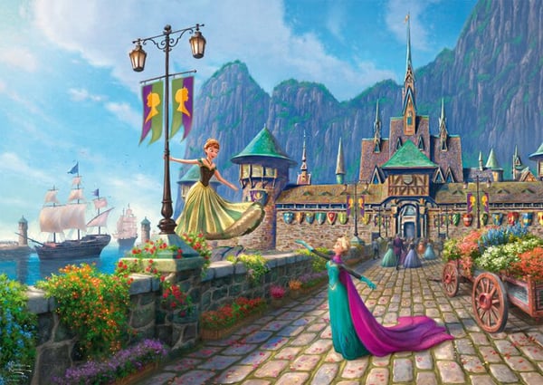 Thomas Kinkade Studios: Disney - Fest i Arendal (1000 brikker)