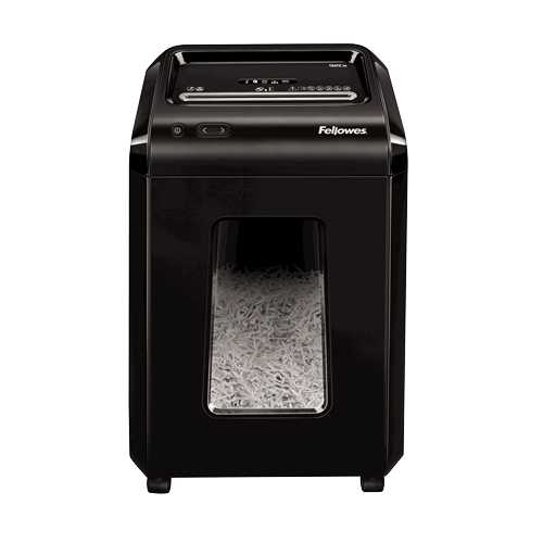 Fellowes Powershred 92Cs dokumentförstörare Längsgående skärning Svart