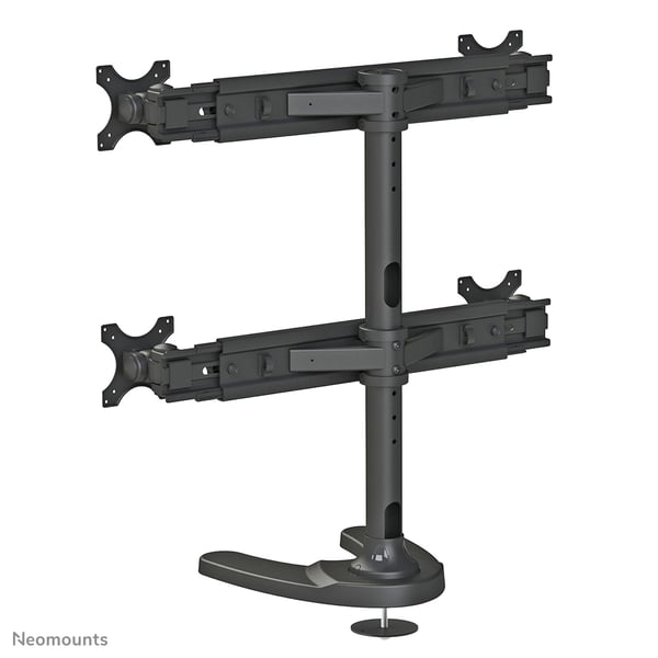 Neomounts FPMA-D700DD4 fäste och ställ till bildskärm 76,2 cm (30") Bord Svart
