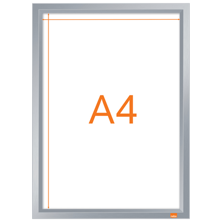 Nobo Impression Pro A4 affischram med anodiserad clipsram