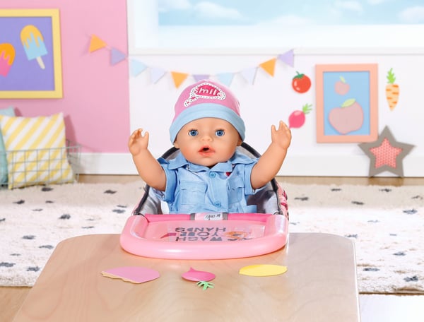 BABY born Table Feeding Chair Matstol till docka