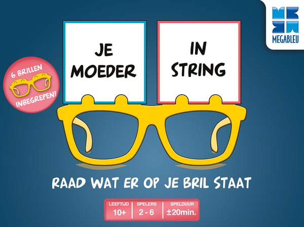 MEGABLEU Je moeder in string Brætspil Fest