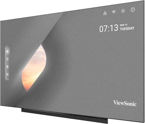 Viewsonic LDM136-151 infonäyttö Digitaalinen litteä infotaulu 3,45 m (136") LED Wi-Fi 600 cd/m² Musta Android 9