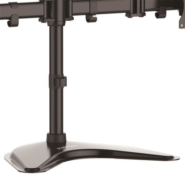 StarTech.com ARMBARQUAD monitorin kiinnike ja jalusta 68,6 cm (27") Vastaanotto Musta