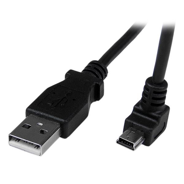 StarTech.com USBAMB2MD USB-kablar USB 2.0 2 m USB A Mini-USB B 0,48 Gbit/s Svart