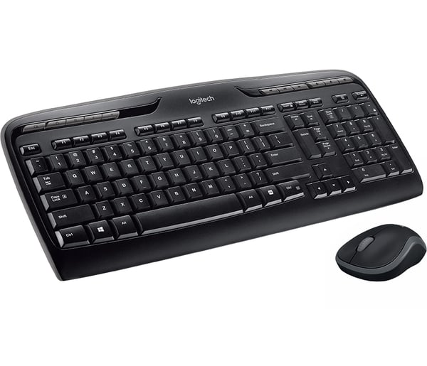 Logitech MK330 tangentbord Mus inkluderad Hem USB QWERTY Engelska (Storbritannien) Svart