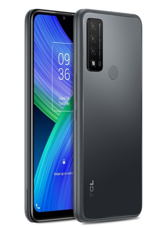 TCL 20 20R 5G 16,6 cm (6.52") Dual SIM Android 11 USB Type-C 4 GB 64 GB 4500 mAh Grå