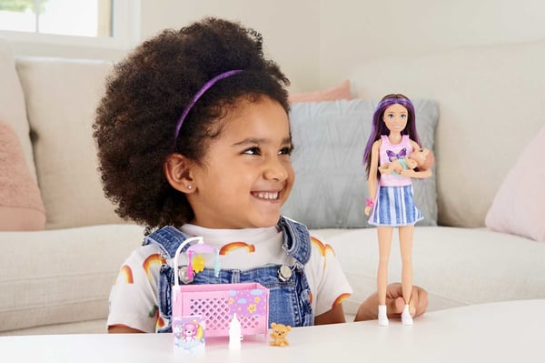 Barbie Skipper Babysitters Inc. Skipper Babysitters Inc-dukker og -legesæt