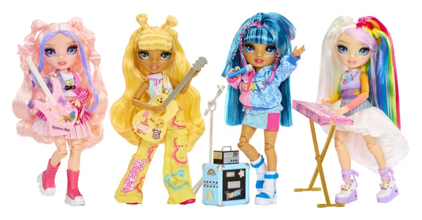 Rainbow High Junior High Jr High Rockband Fashion Dolls - Sunny