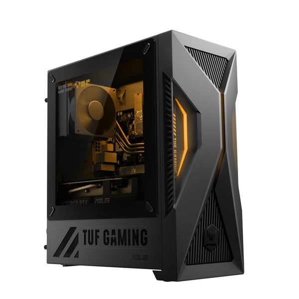 ASUS TUF Gaming T500 T500MV-13620H322W Intel® Core™ i7 i7-13620H 16 GB DDR5-SDRAM 1 TB SSD NVIDIA GeForce RTX 5060 Windows 11 Home Mini Tower PC Svart, Grå