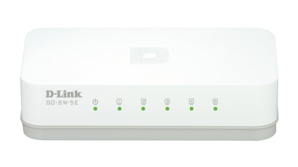 D-Link GO-SW-5E/E verkkokytkin Hallitsematon Fast Ethernet (10/100) Valkoinen