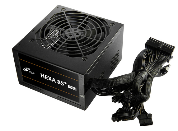 FSP HEXA 85+ PRO 650W strömförsörjningsenheter 20+4 pin ATX ATX Svart