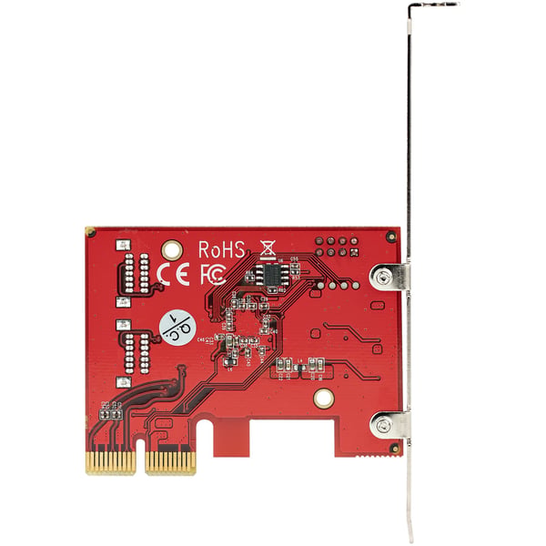 StarTech.com SATA PCIe-kort - PCIe SATA-expansionskort med 4 portar - 6 Gbps - Lågprofilfäste - Staplade SATA-kontakter - ASM1164 Non-Raid - PCI Express till SATA-omvandlare