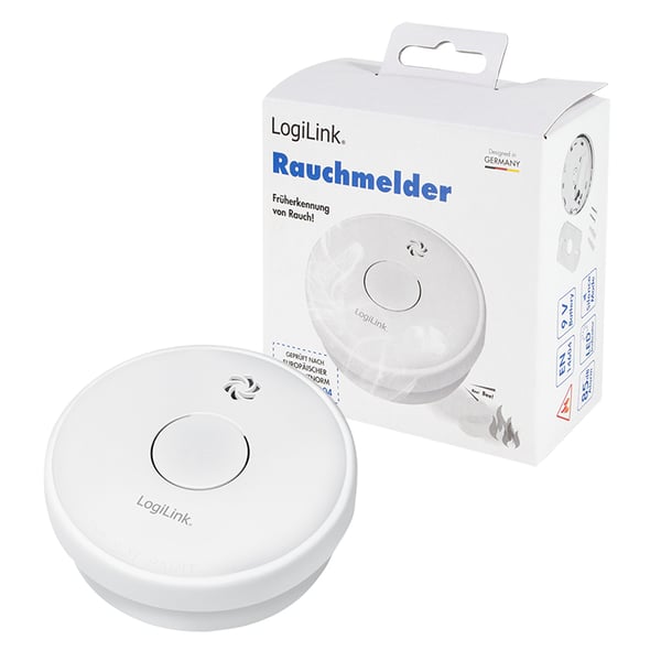 LogiLink SC0015 rökdetektorer Fotoelektrisk reflektionsdetektor Kabel