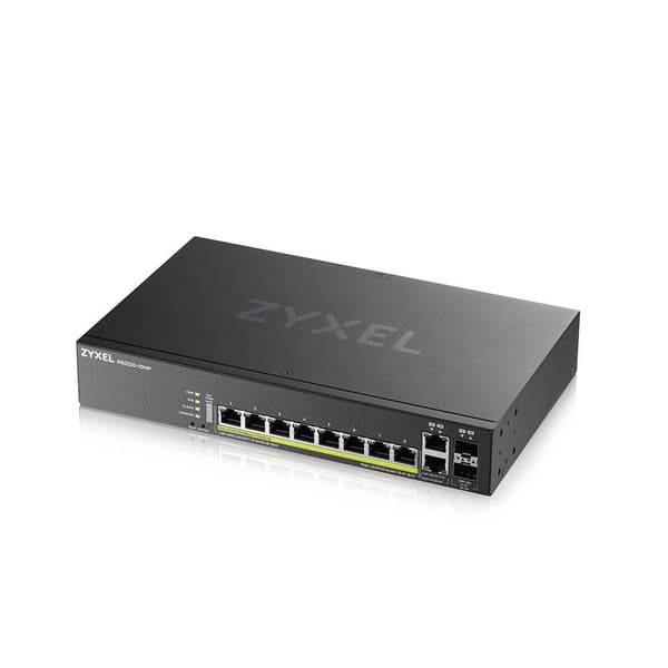 ZyXEL GS2220-10HP - Switch - hanterad - 8 x 10/100/1000 (PoE+)